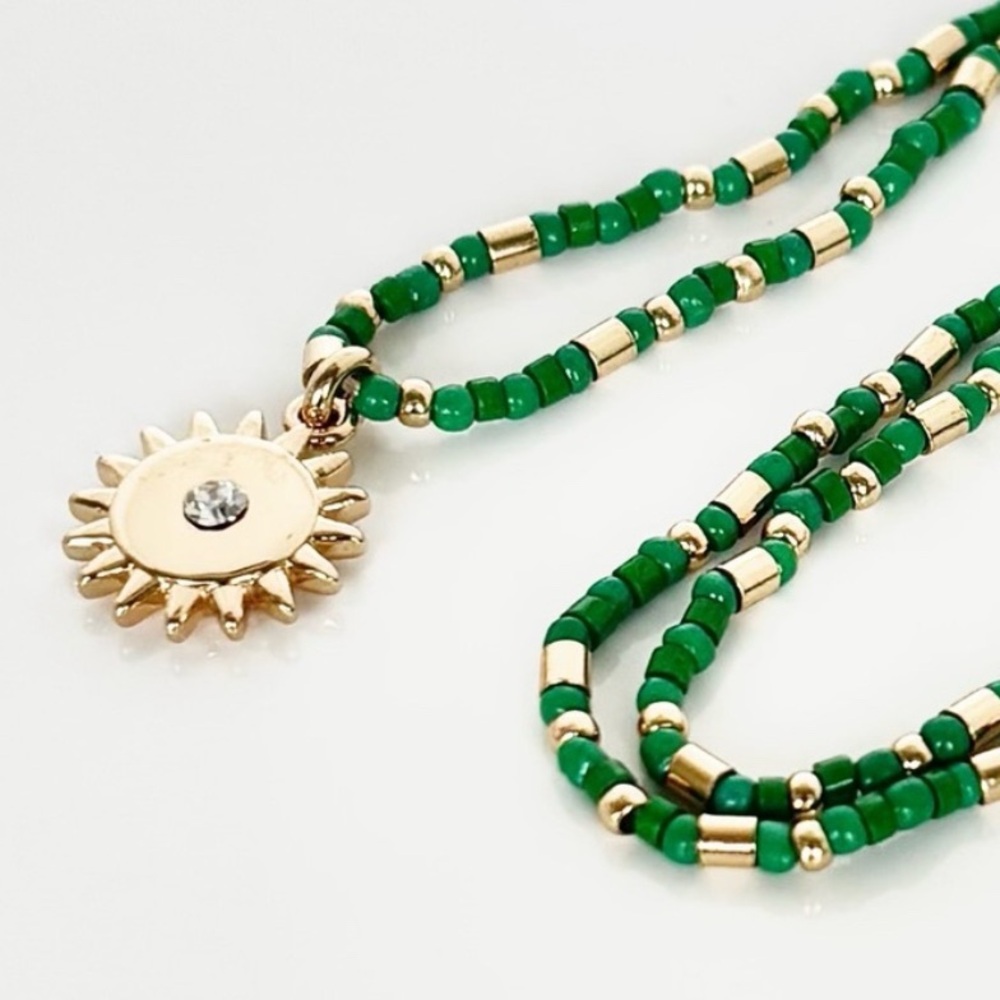 SOLD! Rebecca Minkoff Sun Seed Bead Necklace NWT